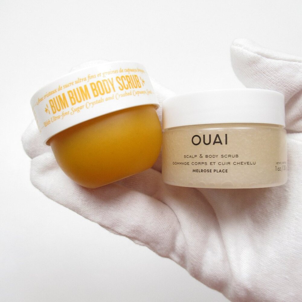 Sol De Janiero Bum Bum Body Scrub + Ouai Melrose Place Scalp Body Sample Size